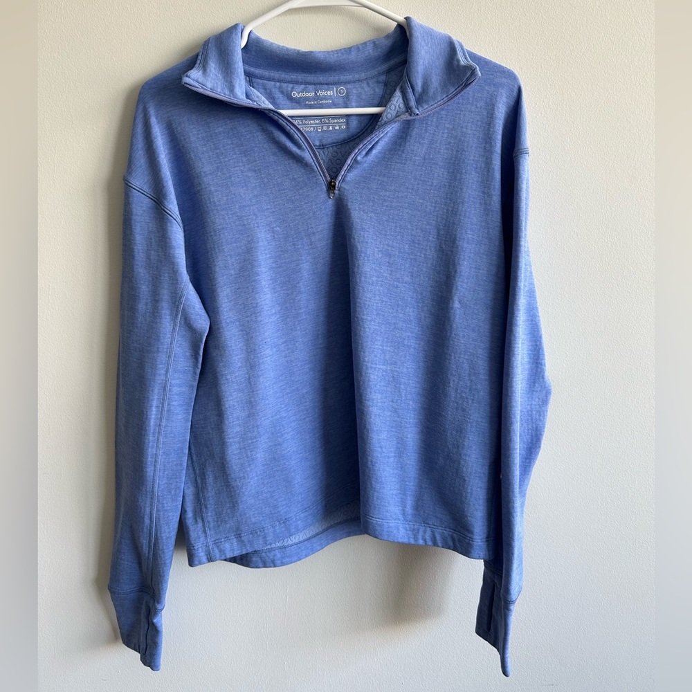 Outdoor Voices Quarter-Zip (size S)